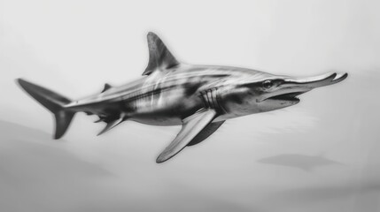Fototapeta na wymiar shark in the water