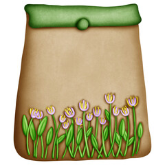 grass and bag bag, package, paper, brown, paper bag, recycle, isolated, roll, sack, buy, cardboard, deliver, ecological, education, factory, machine, manufacture, newspaper, pack, print, retail, shopp