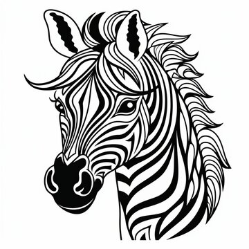 Zebra Mandala, Generative AI 