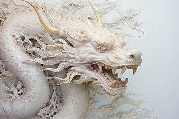 chinese dragon statue
