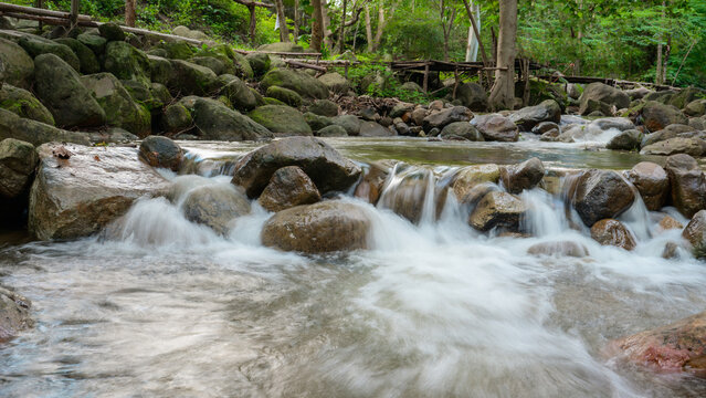 Than Thip Waterfall It is one of the beautiful waterfalls of Khao Yai Sikh National Park, Prachin Buri Province.