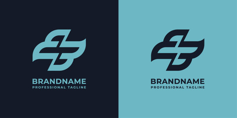 EB Eagle Logo, suitable for all businesses related to the initial letters EB or BE and Eagle