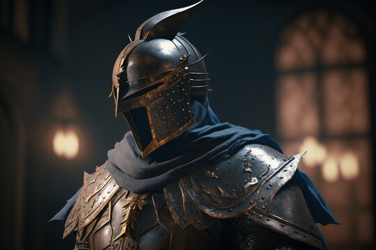 Medieval knight, Generative AI