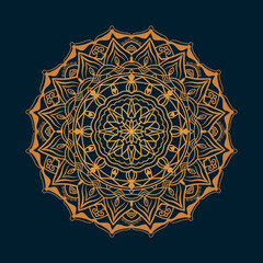 Luxury mandala design background premium vector