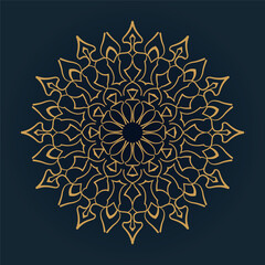 Luxury mandala design background premium vector