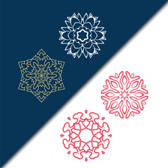 Luxury mandala design background premium vector