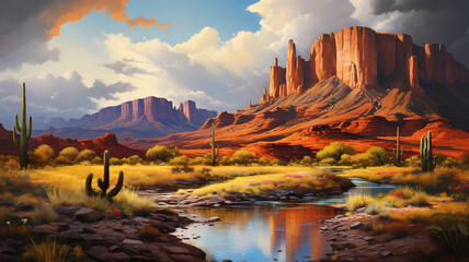 Fototapeta premium Abstract background with circles and bubbles minimalist style. Generative Ai