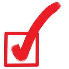 red check mark © Natthakorn 