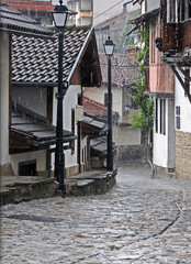 Heavy rain in the Old town