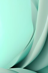 abstract mint green background with waves made by midjeorney
