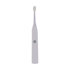 Toothbrush vector outline icon. Vector illustration electric brush on white background. Isolated outline illustration icon of electric toothbrush .electric toothbrush for cleaning teeth and hygiene ..