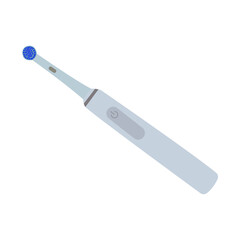 Toothbrush vector outline icon. Vector illustration electric brush on white background. Isolated outline illustration icon of electric toothbrush .electric toothbrush for cleaning teeth and hygiene ..