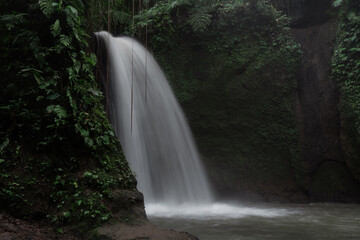 Tropical waterfall in Bali, Indonesia