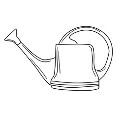 Watering can sketch icon for web, mobile and infographics. Hand drawn Watering can vector icon isolated on white background. © hilda