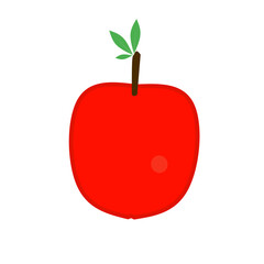 red apple