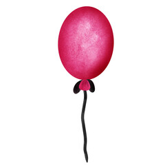 pink balloon isolated on white - 620983563