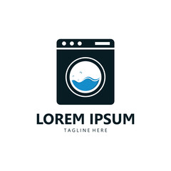 Laundry Vector Logo Template