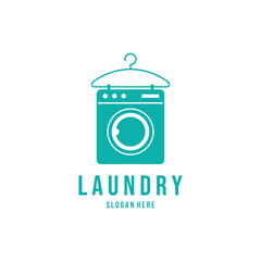 Laundry Vector Logo Template