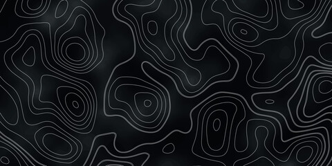 Fototapeta premium Abstract topographic map background. Abstract topographic map background. Imitation of a geographical map. Geographic map conceptual design. Elegant background for presentations. 