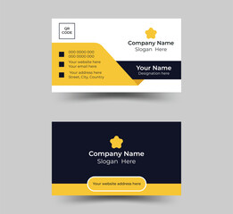 Creative and modern business card design template