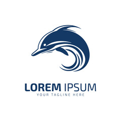 Fish logo design vector, restaurant logo , fish icon colorful template, shark shape