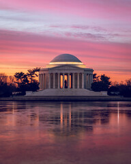 Obraz premium Jefferson Memorial Sunrise