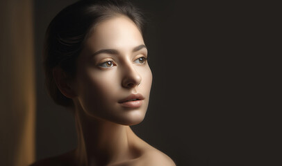 Fototapeta premium portrait of a beautiful woman