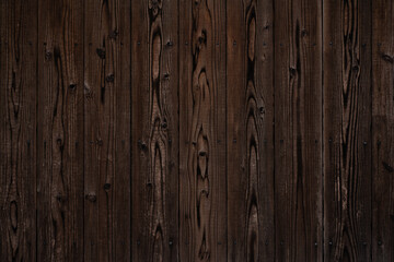 Dark wooden texture. Diagonal background brown wood planks.	