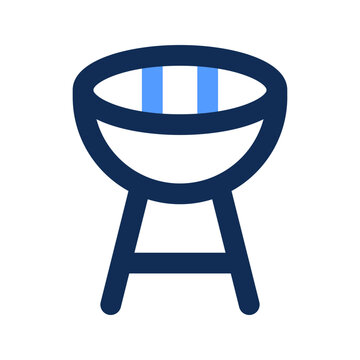 recommend clip art: barbecue grill outline color icon