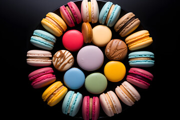Colorful Macarons 