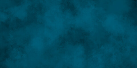 Fototapeta premium Blue background with abstract blue smoke,abstract seamless blue grunge old wall concrete texture background.Hand-drawn brush strokes. Abstract watercolour illustration for background. 