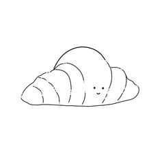 Sweet smile croissant