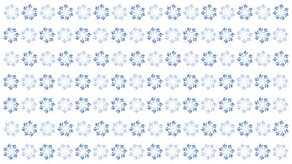 Blue floral pattern