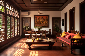 modern indian living room