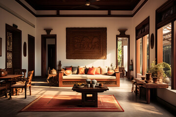 modern indian living room