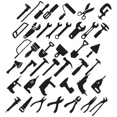 set of tools for construction