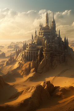 fantastic fairy tale sand castle 
