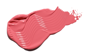 pink lipstick smear, acryl gel, glossy pink nail polish, cosmetics beauty product texture, liquid blush, lipstick, lipgloss swatches, isolated png