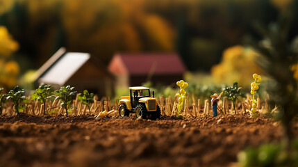 Agriculture, nature and farming. Generative Ai.