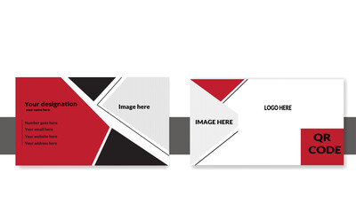 Corporate and unique design bussiness card. Creative and modern .