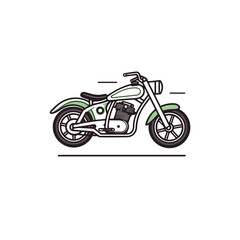 Obraz na płótnie Canvas Motobike Logo Icon Vector Dynamic and Striking Designs for Motorcycle Enthusiasts and Brands