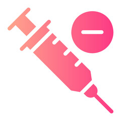 delete gradient icon