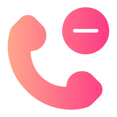 delete gradient icon