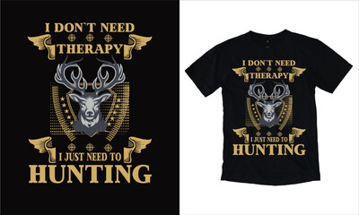 Hunting T-Shirt Design, Hunting T-Shirt Vector.