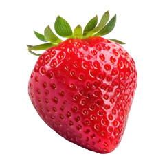 strawberry isolated on transparent background cutout