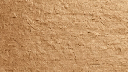 Obraz premium Seamless recycled biege kraft fiber paper background texture. Generative Ai