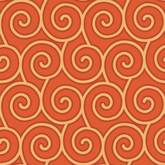 Asian Seamless pattern, Wave pattern, Whale pattern, Water, Sea, Ocean, Traditional design, Textile