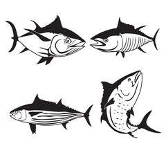 tuna fish vector