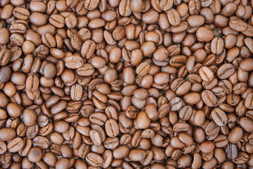 Fototapeta premium Coffee Beans isolated on white background