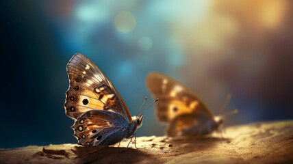 butterfly on the ground